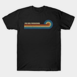 Poi Dog Pondering - Retro Sunset T-Shirt